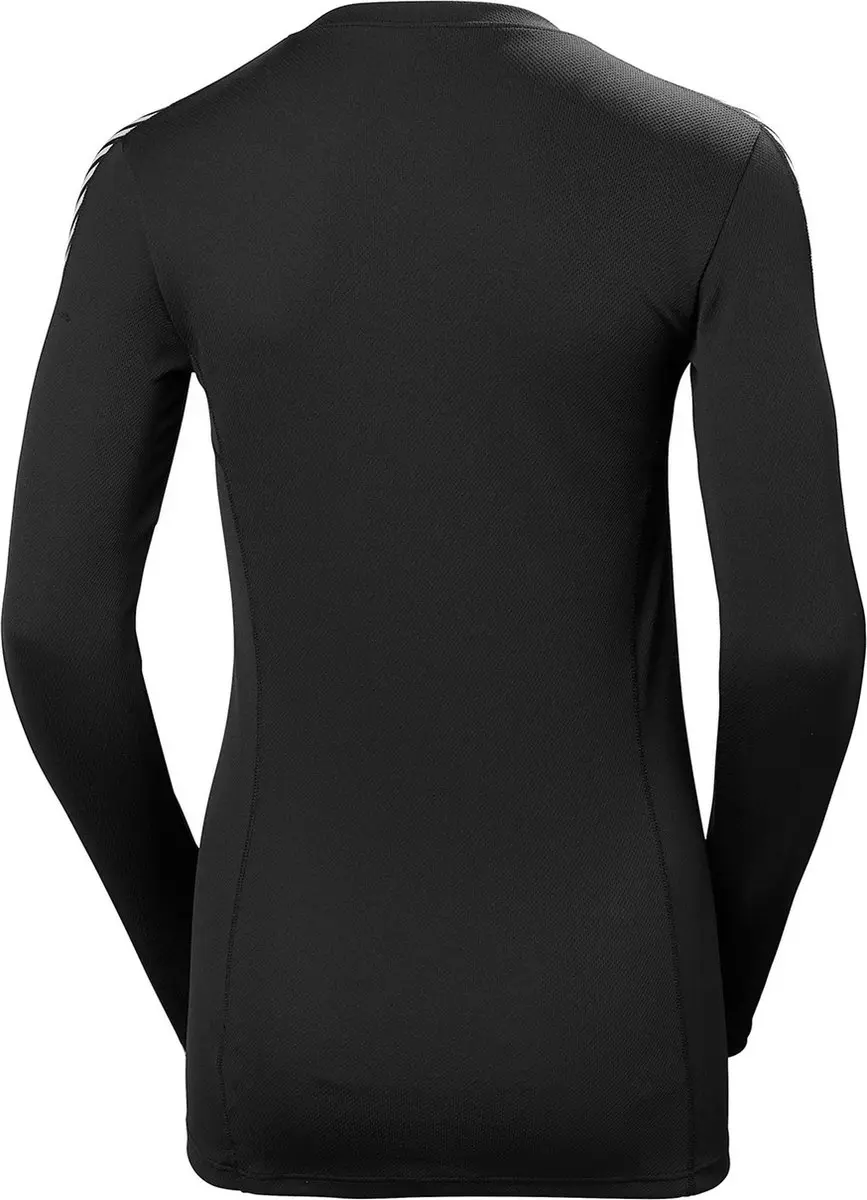 Helly Hansen Lifa Crew Thermoshirt - Zwart/wit - Maat S