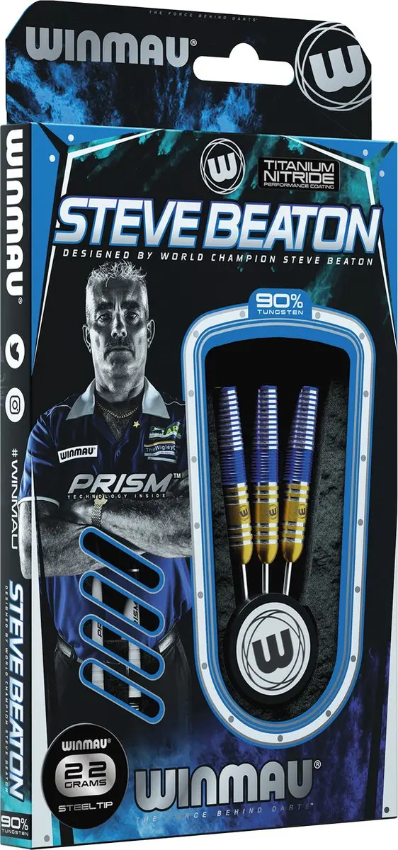 Winmau Steve Beaton 90% Dartpijlen - 3 Stuks