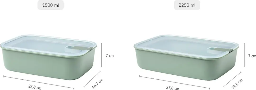 Mepal EasyClip Vershouddoos 1500ml - Nordic sage