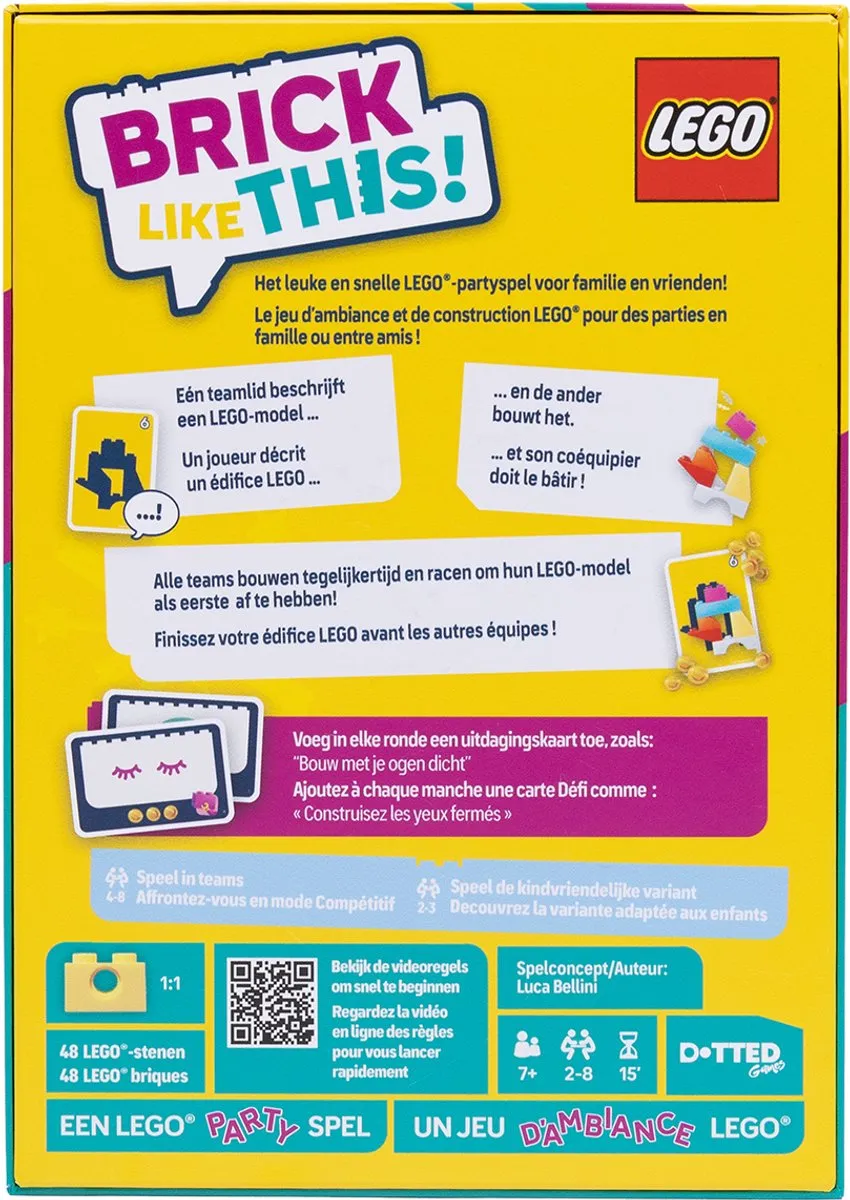 LEGO Brick Like This! Partyspel - 2-8 Spelers