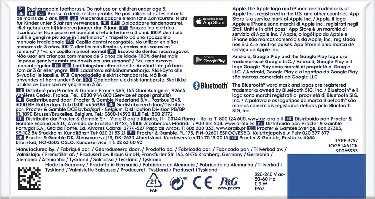 Oral-B iO 5S Elektrische Tandenborstel - Wit