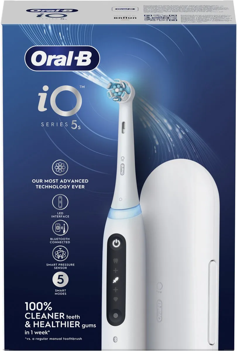 Oral-B iO 5S Elektrische Tandenborstel - Wit