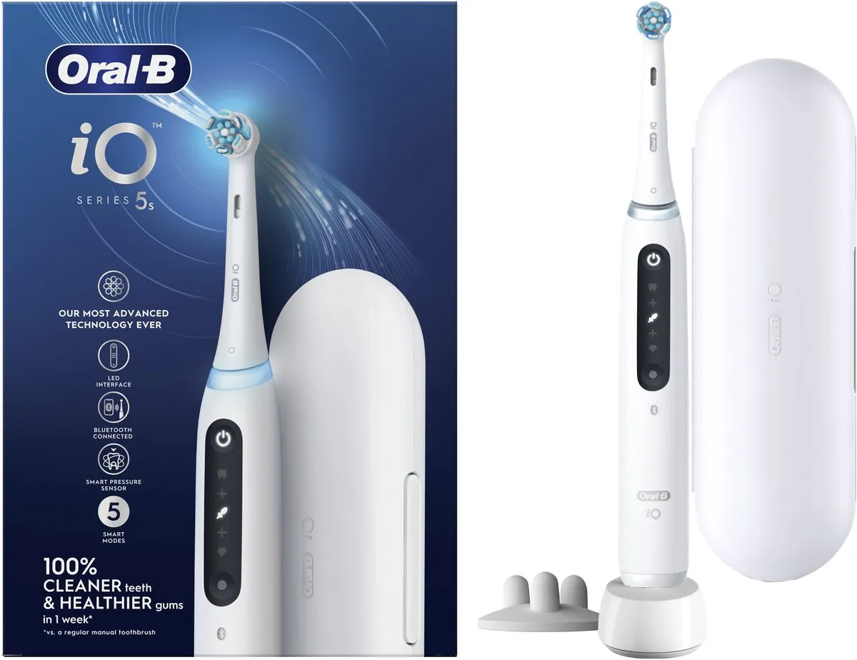 Oral-B iO 5S Elektrische Tandenborstel - Wit