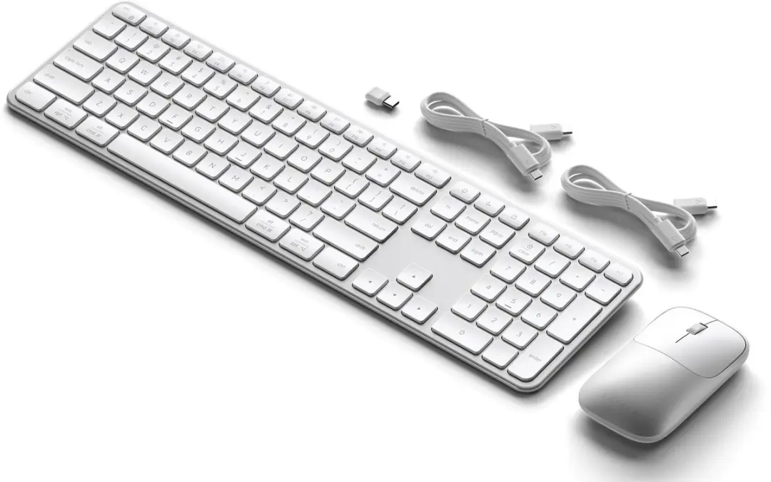 Satechi Slim CEX3 ST-ZEX3SS-EN Draadloos Muis & Toetsenbord Combo - Grijs
