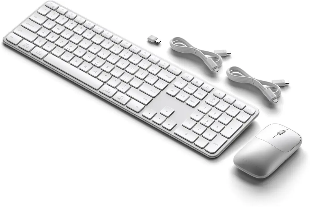Satechi Slim CEX3 ST-ZEX3SS-EN Draadloos Muis & Toetsenbord Combo - Grijs