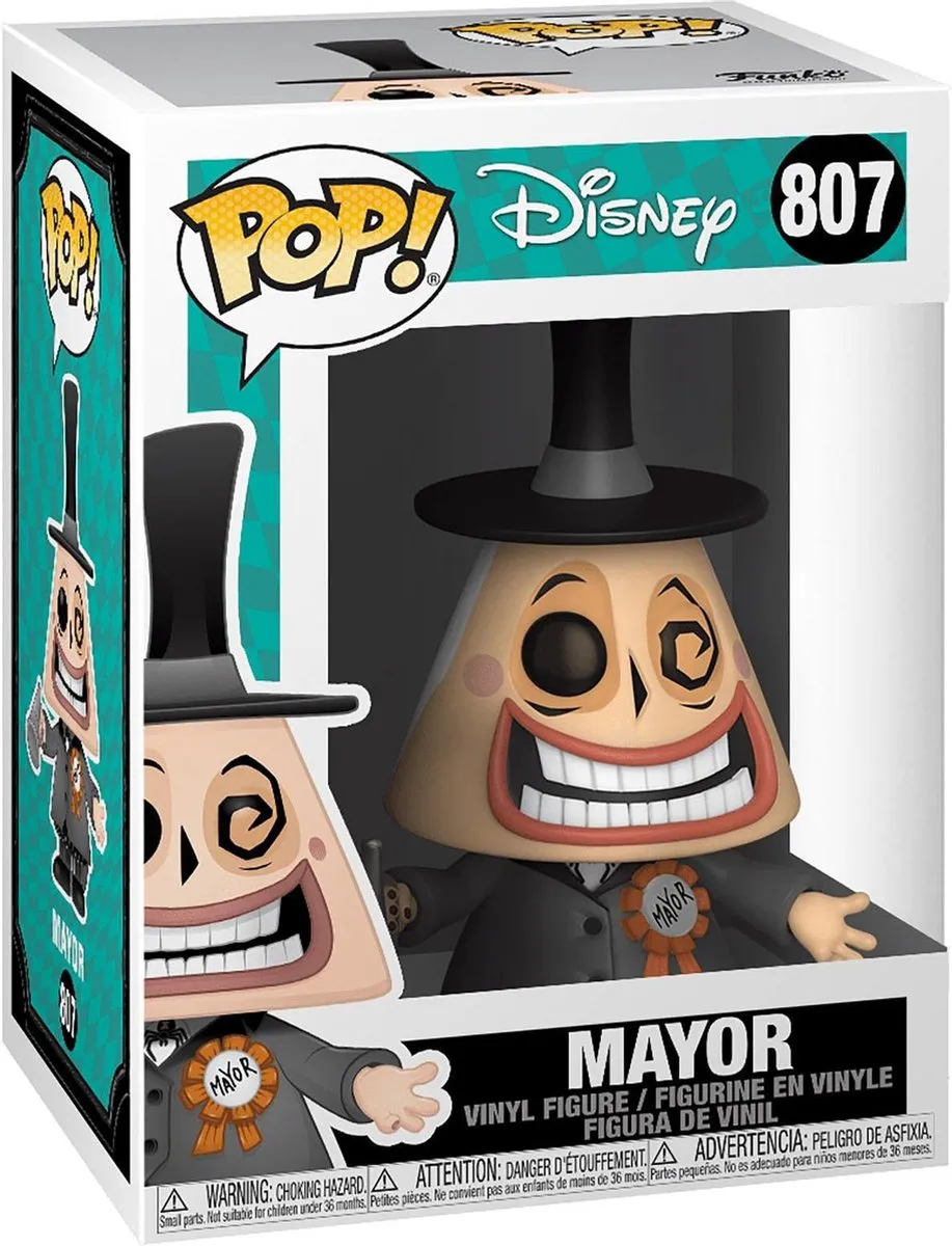 Funko Pop! The Nightmare Before Christmas Mayor met Megafon FUN48181 - afbeelding 4 van 5