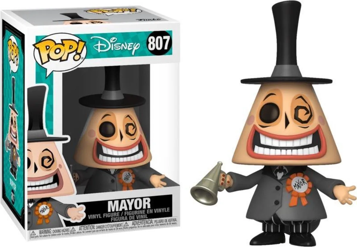 Funko Pop! The Nightmare Before Christmas Mayor met Megafon FUN48181 - afbeelding 2 van 5