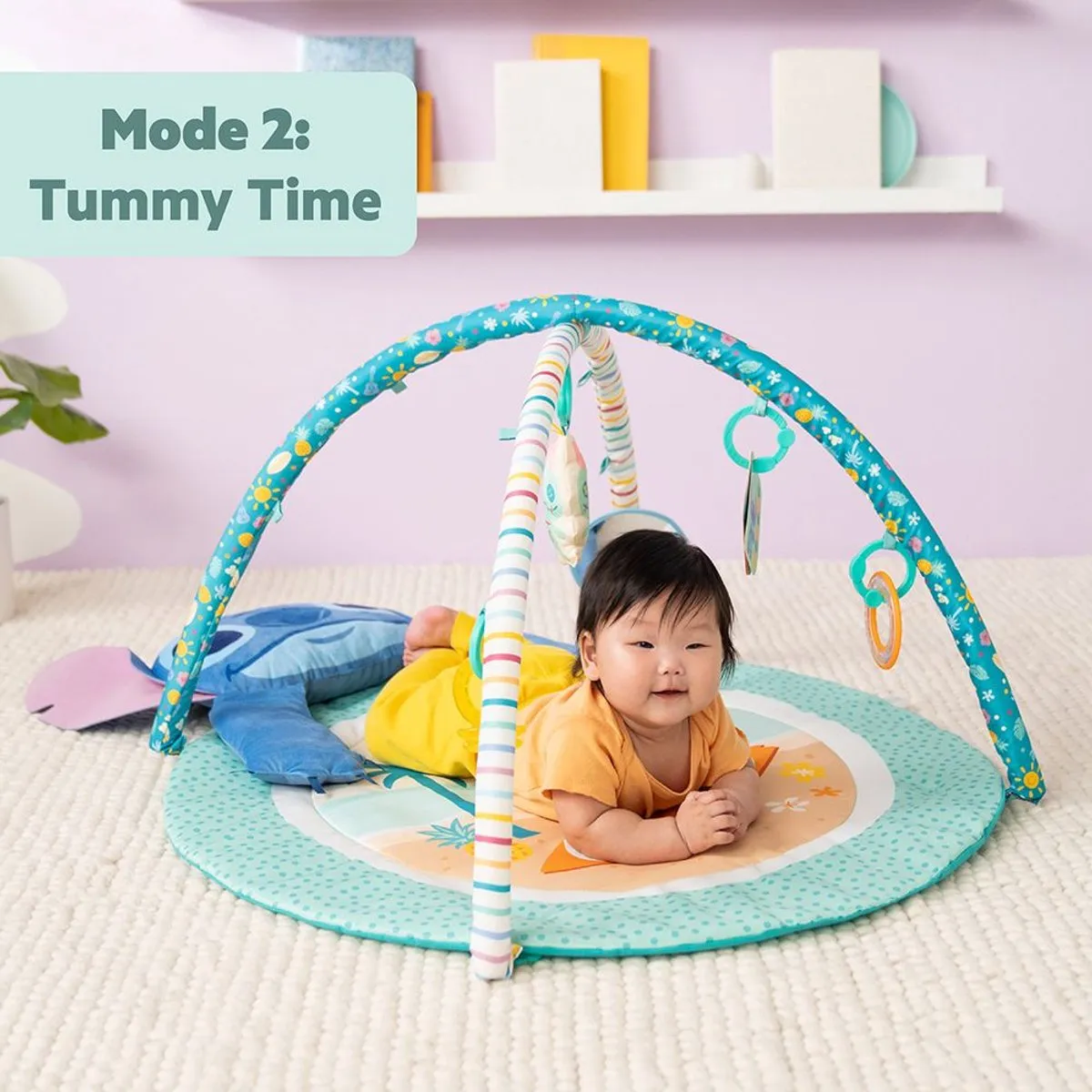 Bright Starts Babygym Stitch Party in Paradise - Speelkleed - 5 Speelelementen