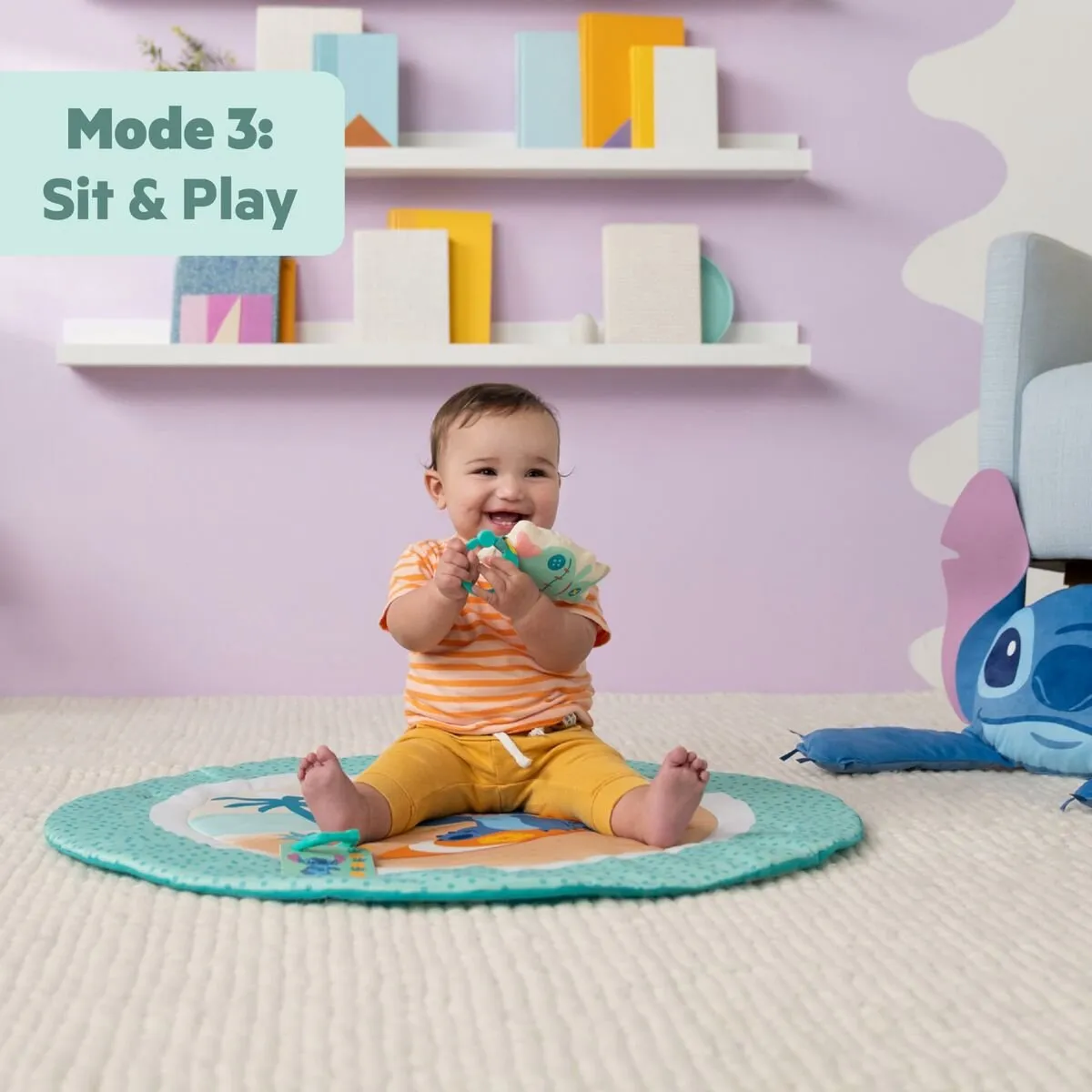 Bright Starts Babygym Stitch Party in Paradise - Speelkleed - 5 Speelelementen