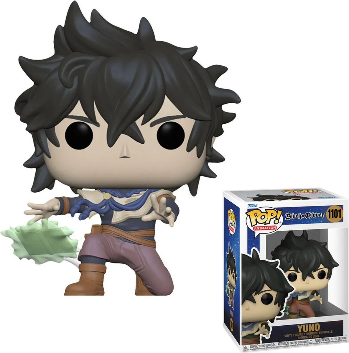 Funko Black Clover POP! Animation Yuno 60698 - Verzamelfiguur 9cm