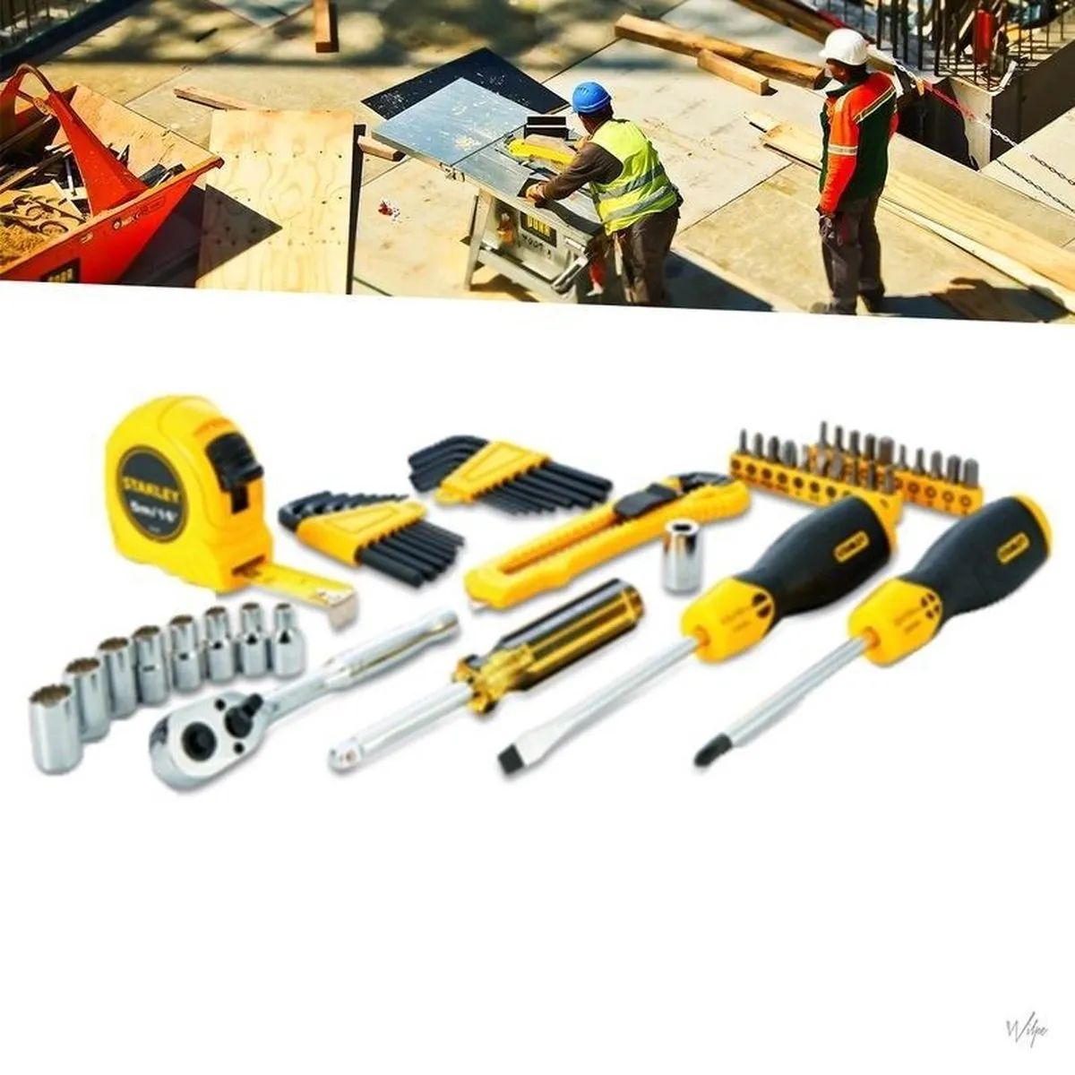 Stanley Gereedschapsset 51-delig STMT0-74864 - Geel/Zwart - afbeelding 6 van 6