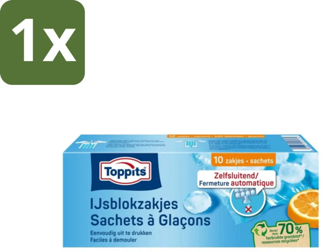 Toppits IJsblokzakjes 10 Stuks