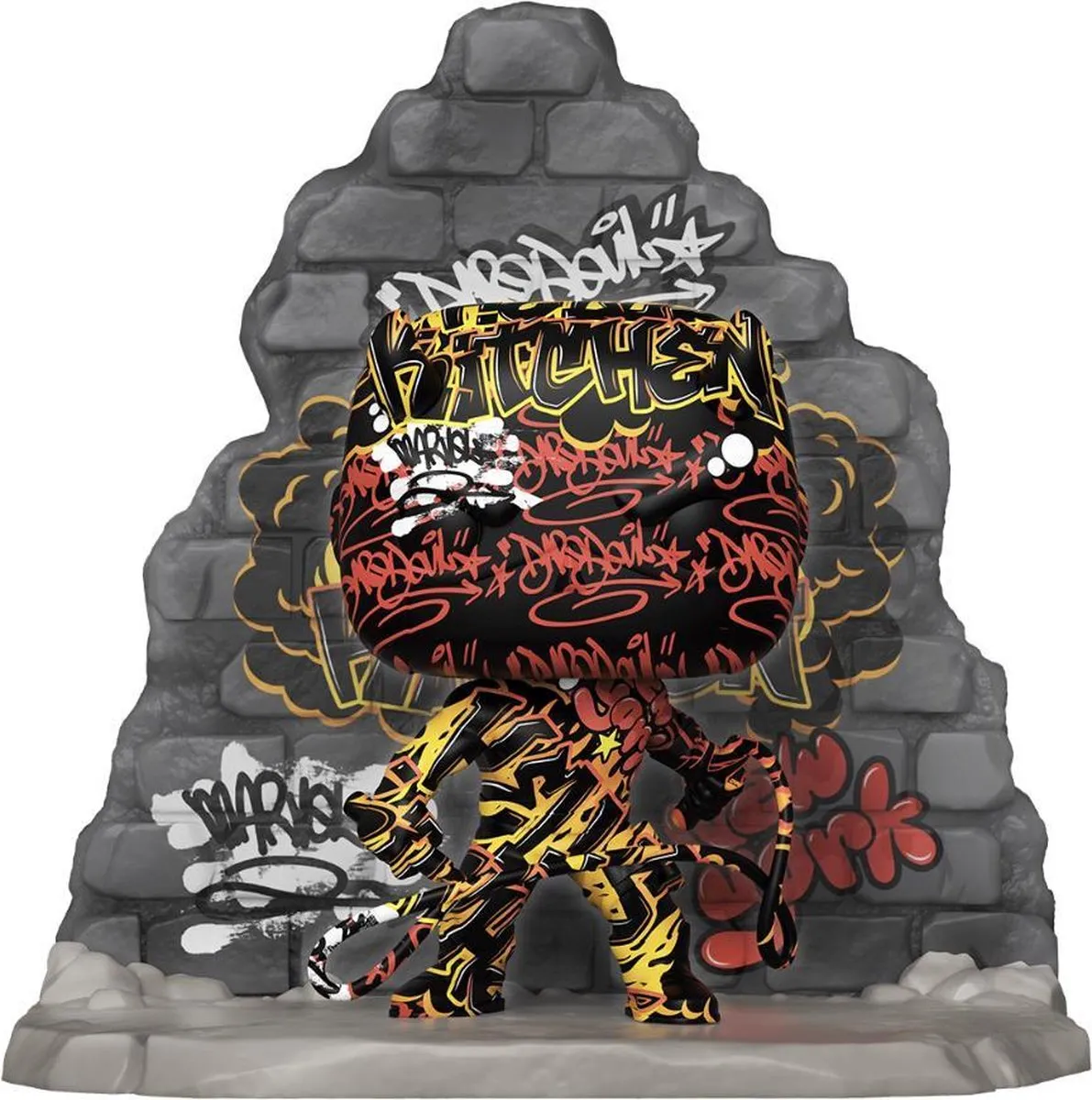 Funko Daredevil (Street Art) Pop! Deluxe Figuur - 9cm - Multi