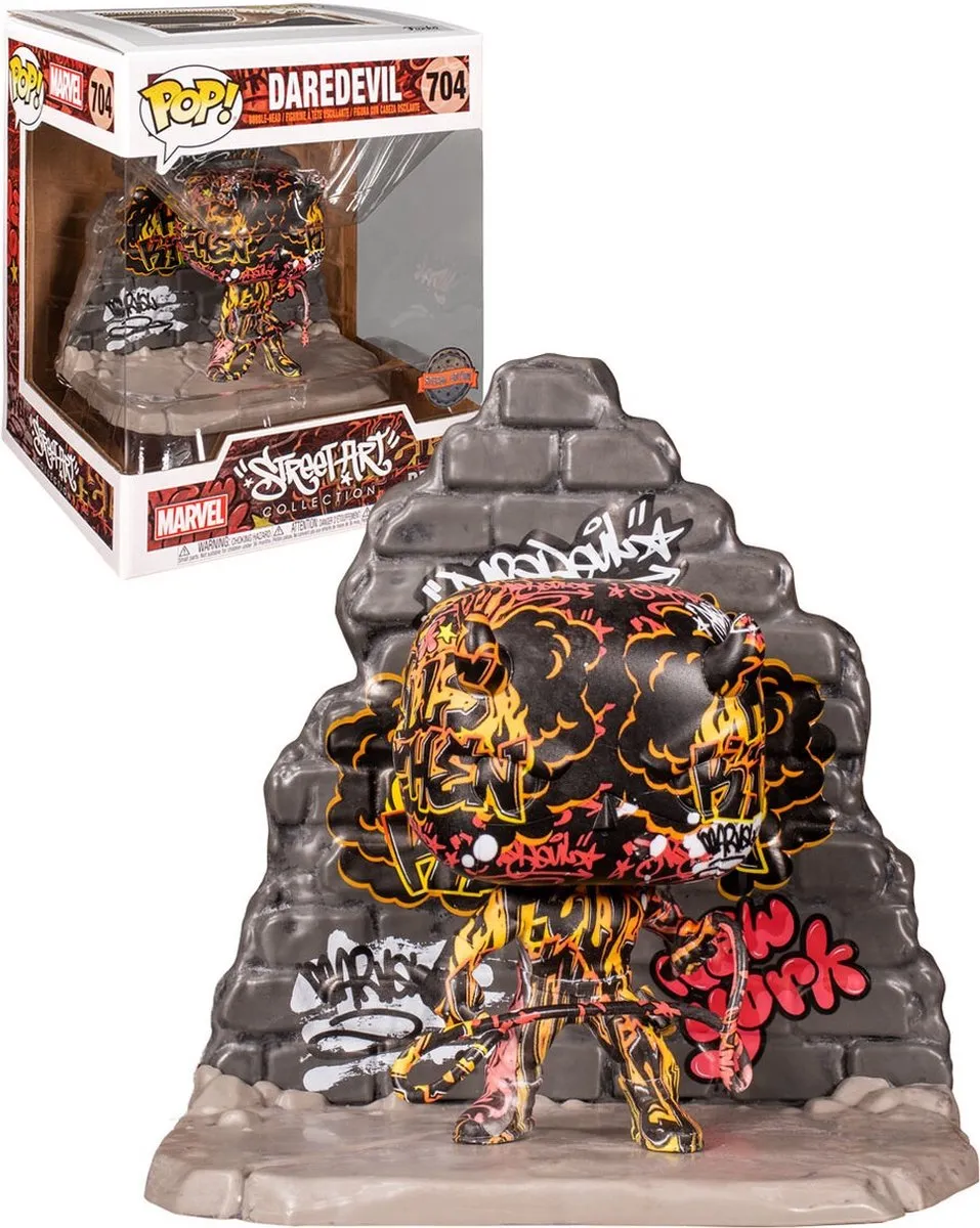 Funko Daredevil (Street Art) Pop! Deluxe Figuur - 9cm - Multi