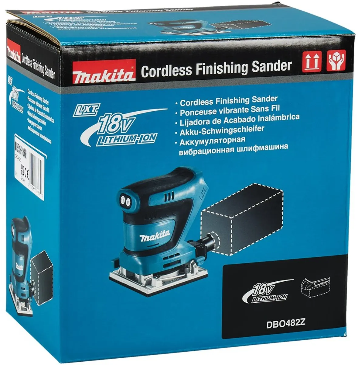 Makita DBO482Z Rechte Slijpmachine 18V LXT - 112x102mm - afbeelding 6 van 6