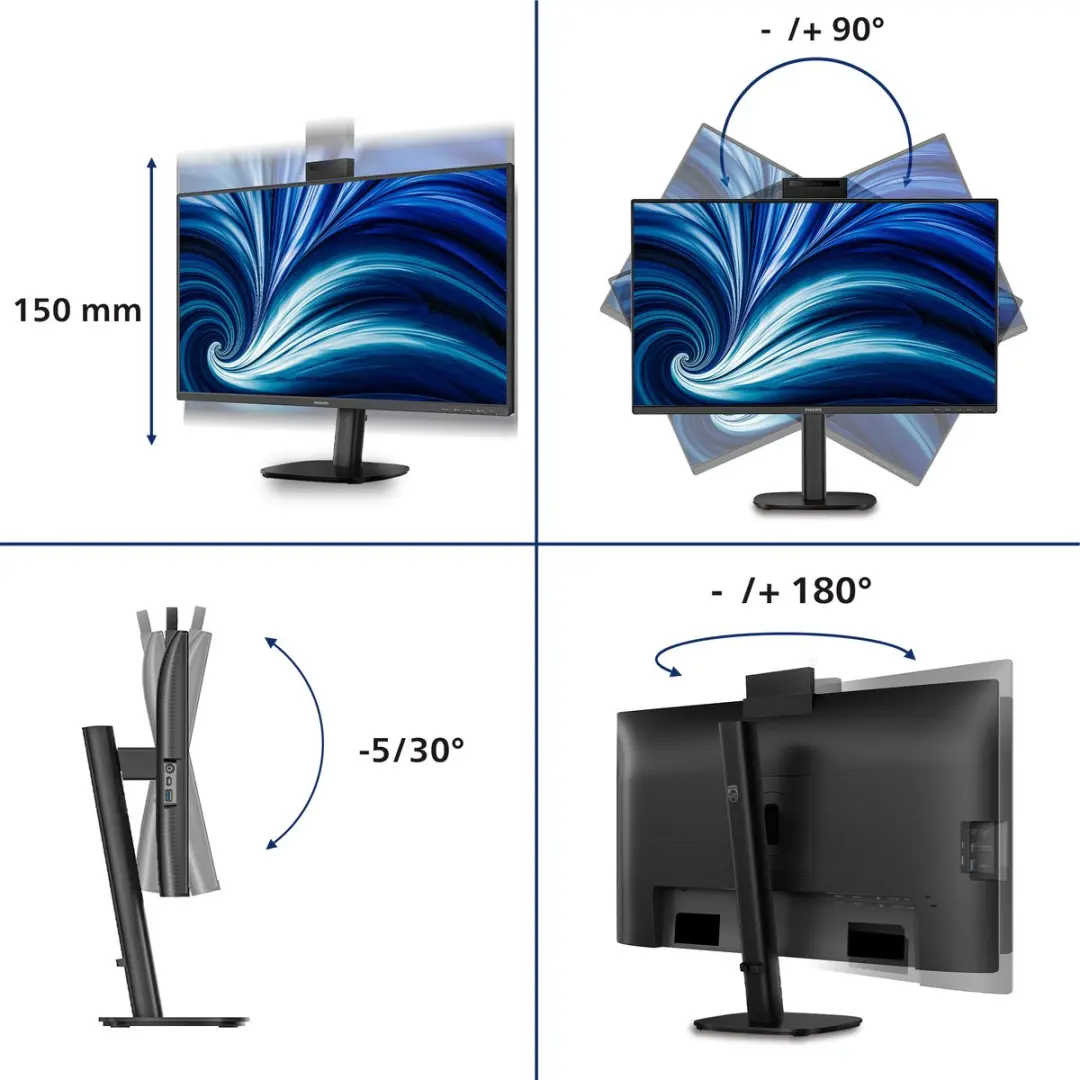 Philips 27B2N3500JH Monitor 27" QHD - 2560x1440 - Zwart