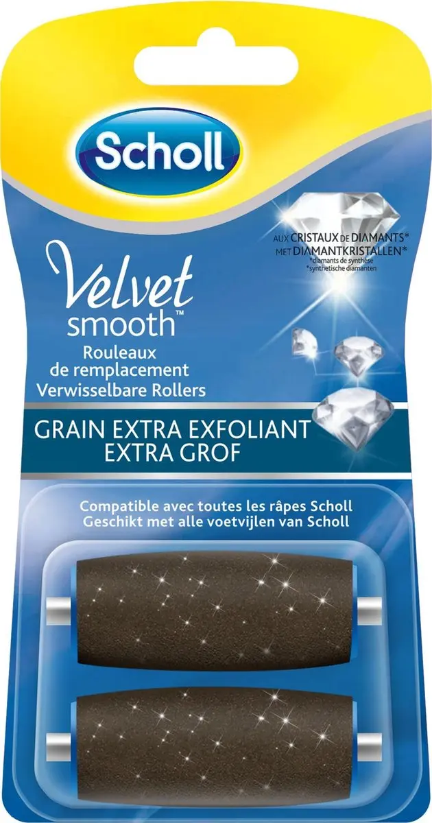 Scholl Velvet Smooth Roller Diamantkristallen - 12 Stuks - afbeelding 6 van 6