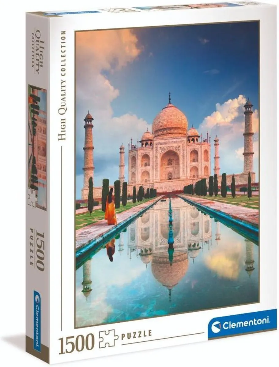 Clementoni Taj Mahal Puzzel 1500 Stuks - Multicolor