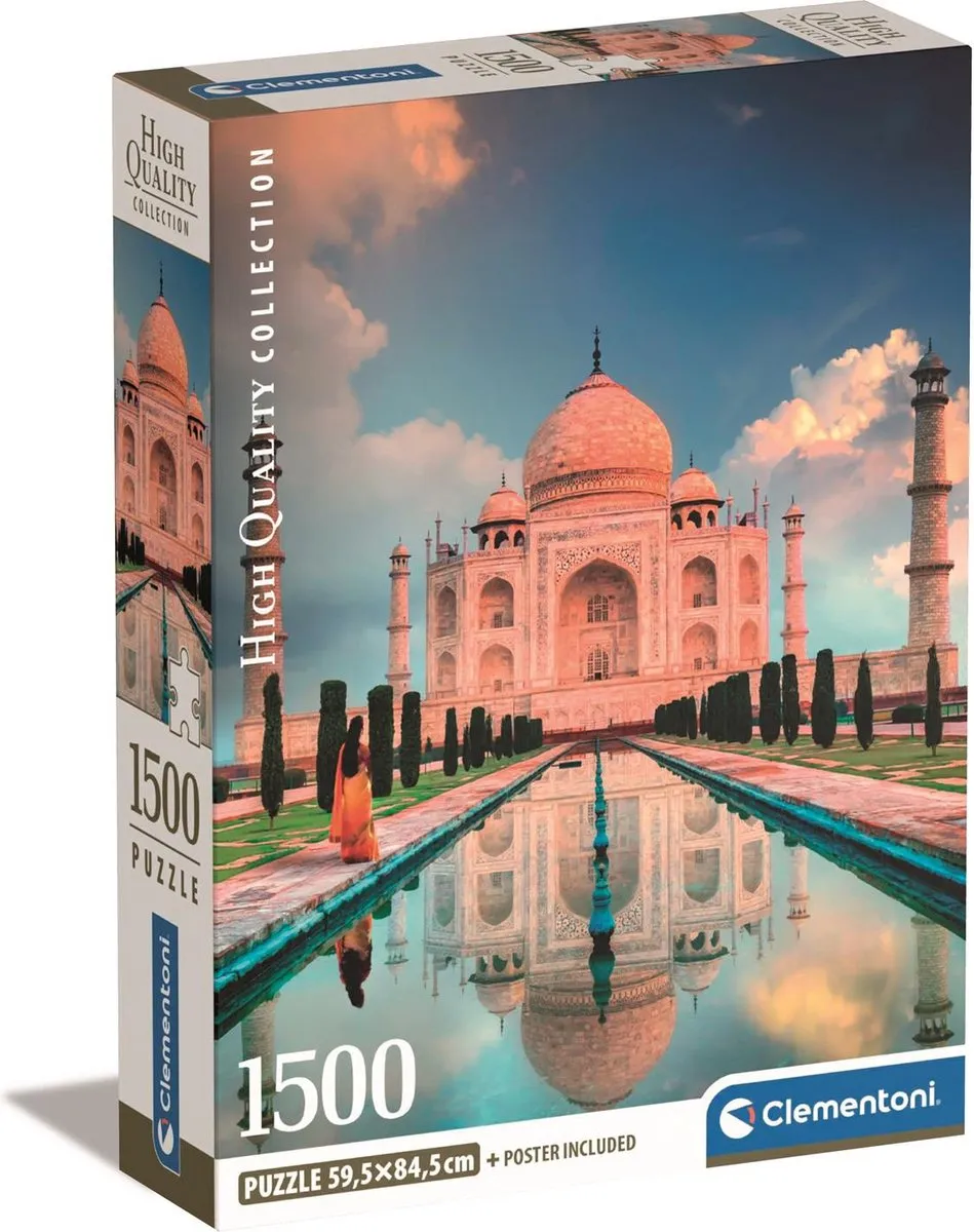 Clementoni Taj Mahal Puzzel 1500 Stuks
