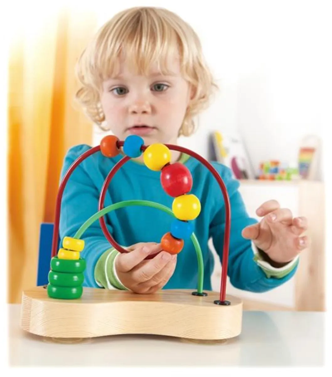 Hape Kralenspiraal met Zuignappen 301731 - Veelkleurig