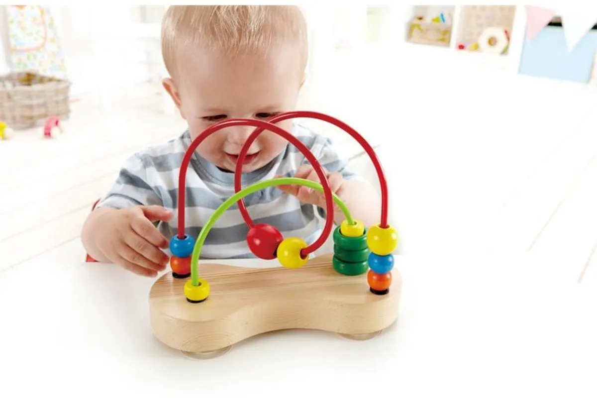 Hape Kralenspiraal met Zuignappen 301731 - Veelkleurig