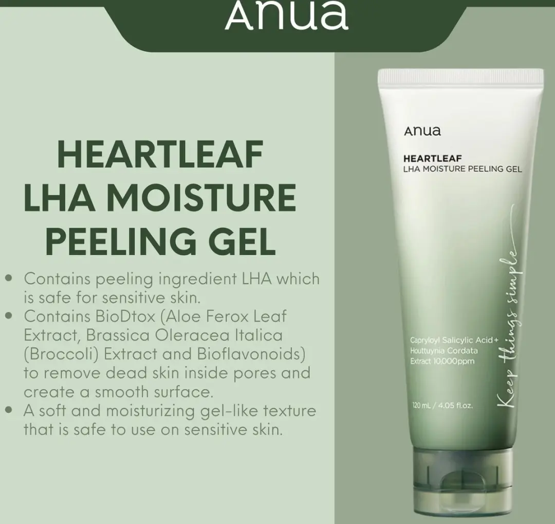 Anua Heartleaf LHA Moisture Peeling Gel 120ml