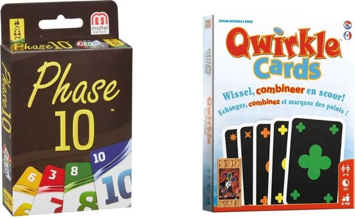 999 Games Phase 10 & Qwirkle Kaartspel