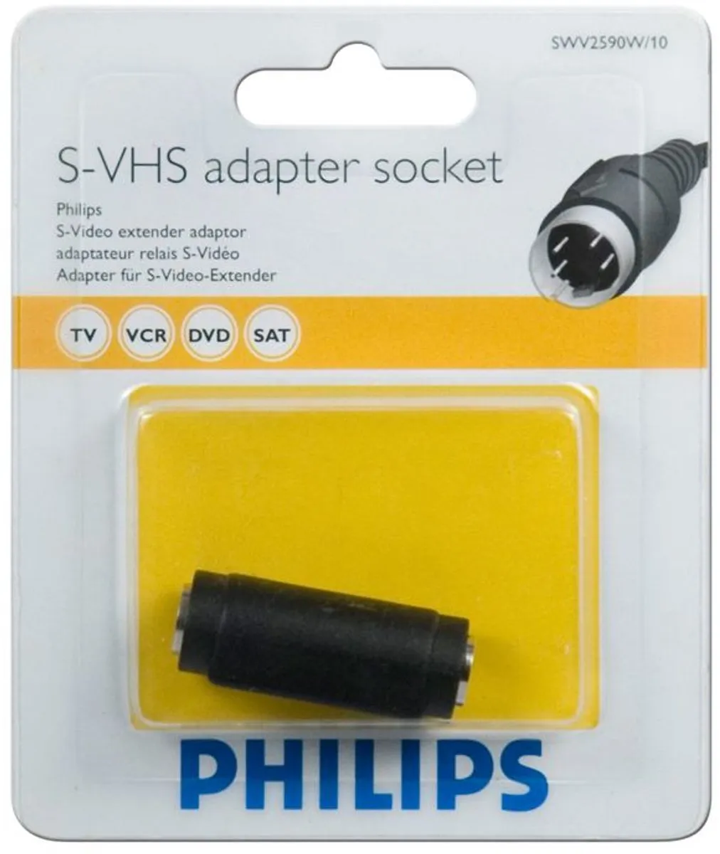 Philips SWV2590W Adapter - Zwart