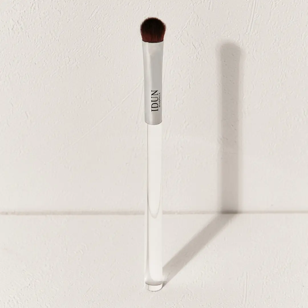Idun Minerals Precision Eye Brush - Transparant/Chroom