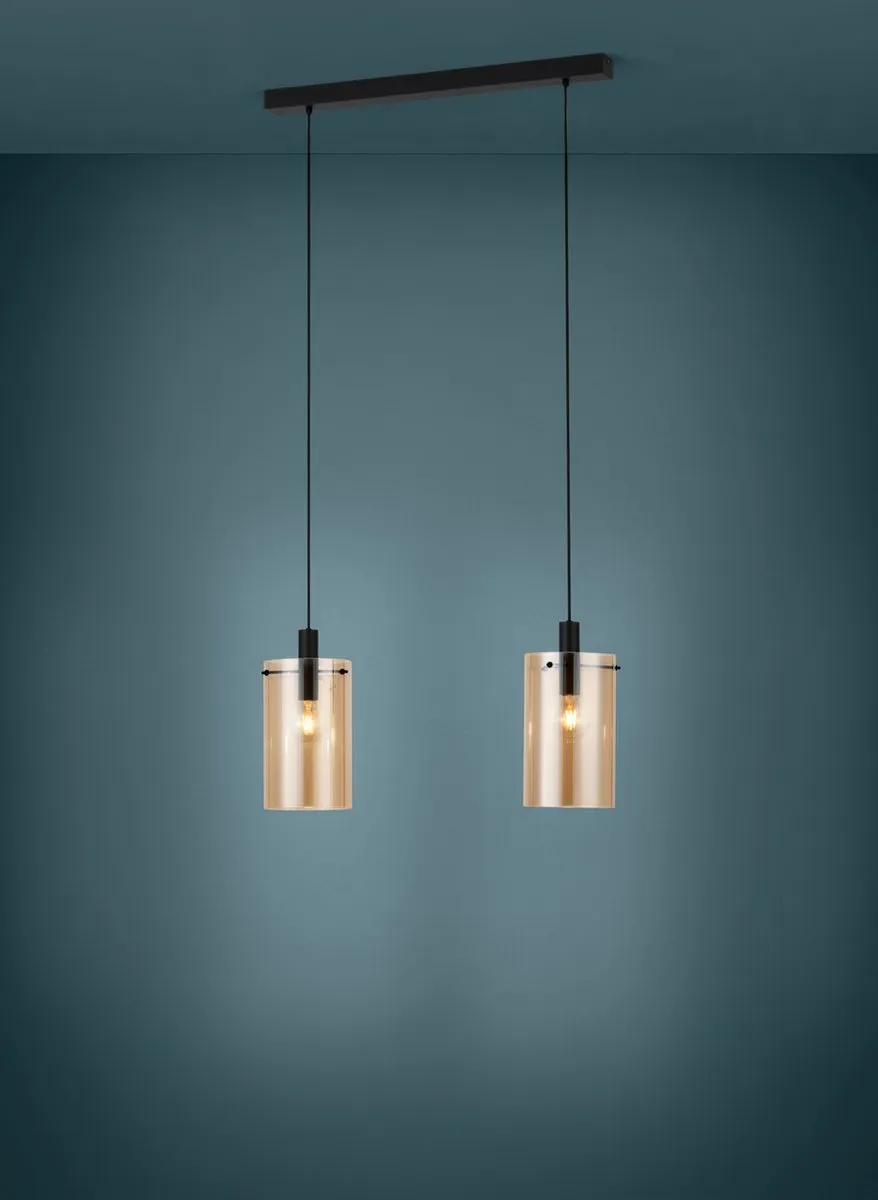 Eglo Polverara Hanglamp 3 Lichthouders - Zwart - afbeelding 6 van 6