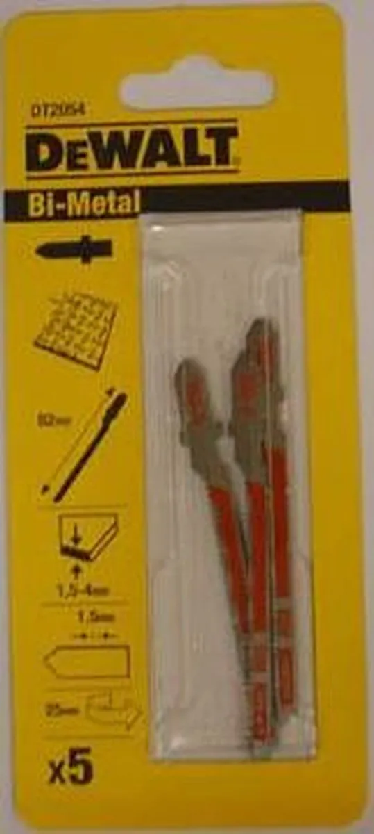 DeWalt DT2054-QZ Decoupeerzaagblad Metaal - 5 Stuks