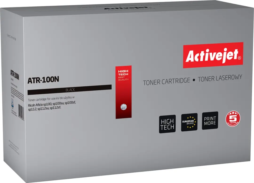 Ricoh ActiveJet ATR-201N Tonercartridge Zwart