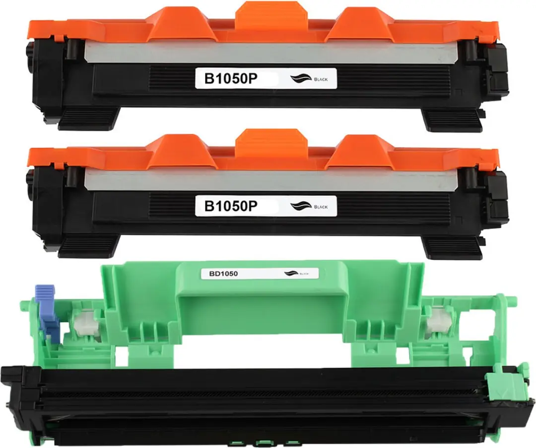 Brother TN-1050 Compatible Toner - 3-pack 12.000 Pagina's - Zwart