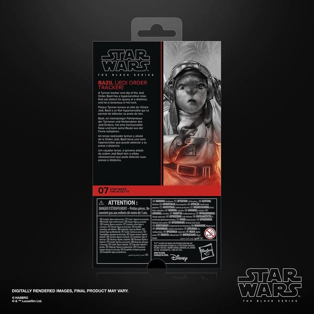 Star Wars The Acolyte Black Series Bazil Action Figuur HASG1549 - Multi