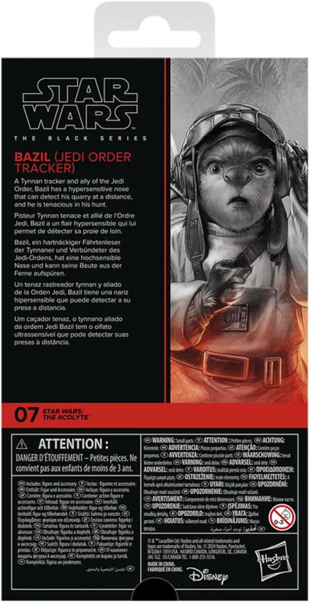 Star Wars The Acolyte Black Series Bazil Action Figuur HASG1549 - Multi