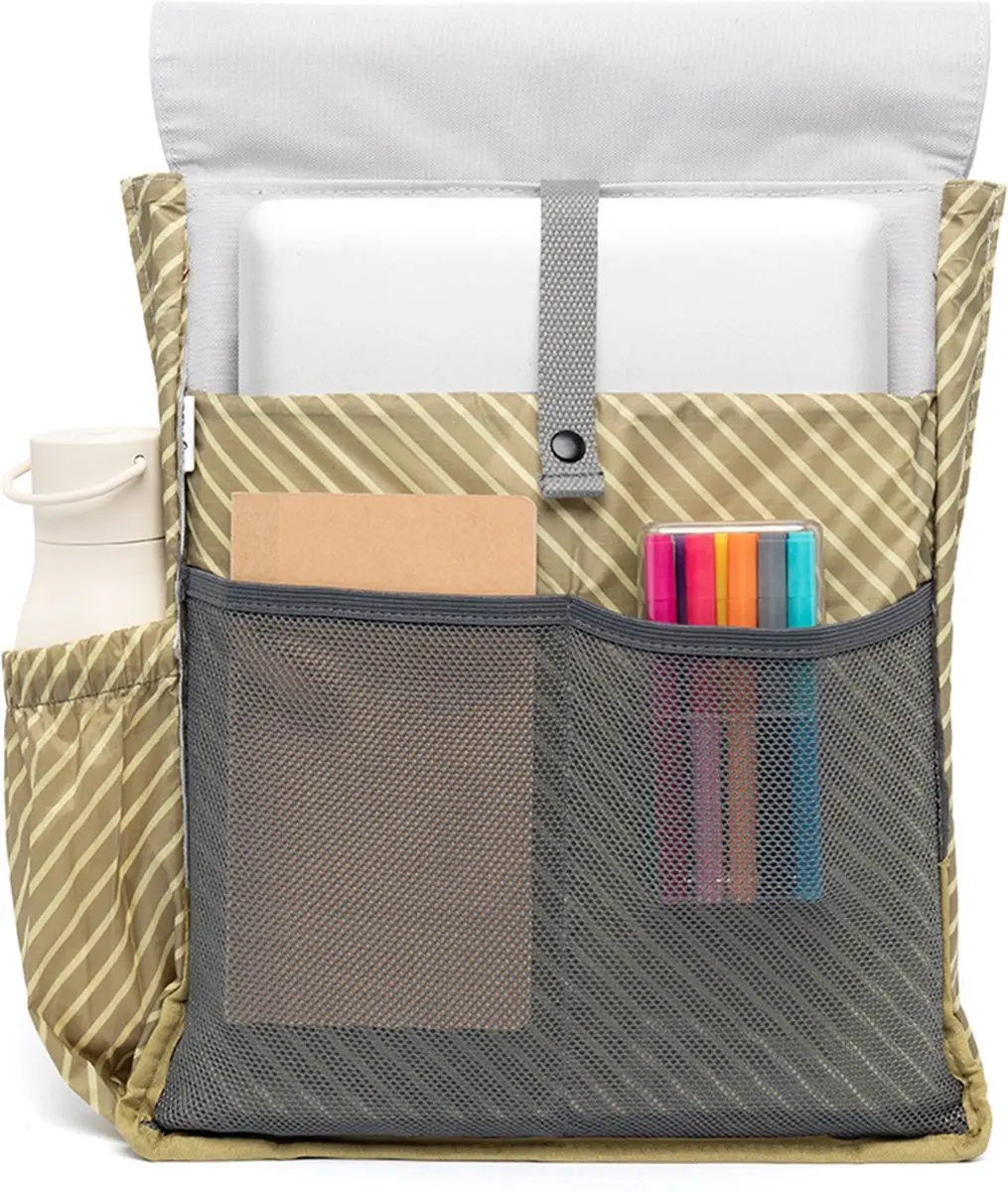 Lefrik Handy Mini Stripes Laptophoes - 13 inch - Grijs