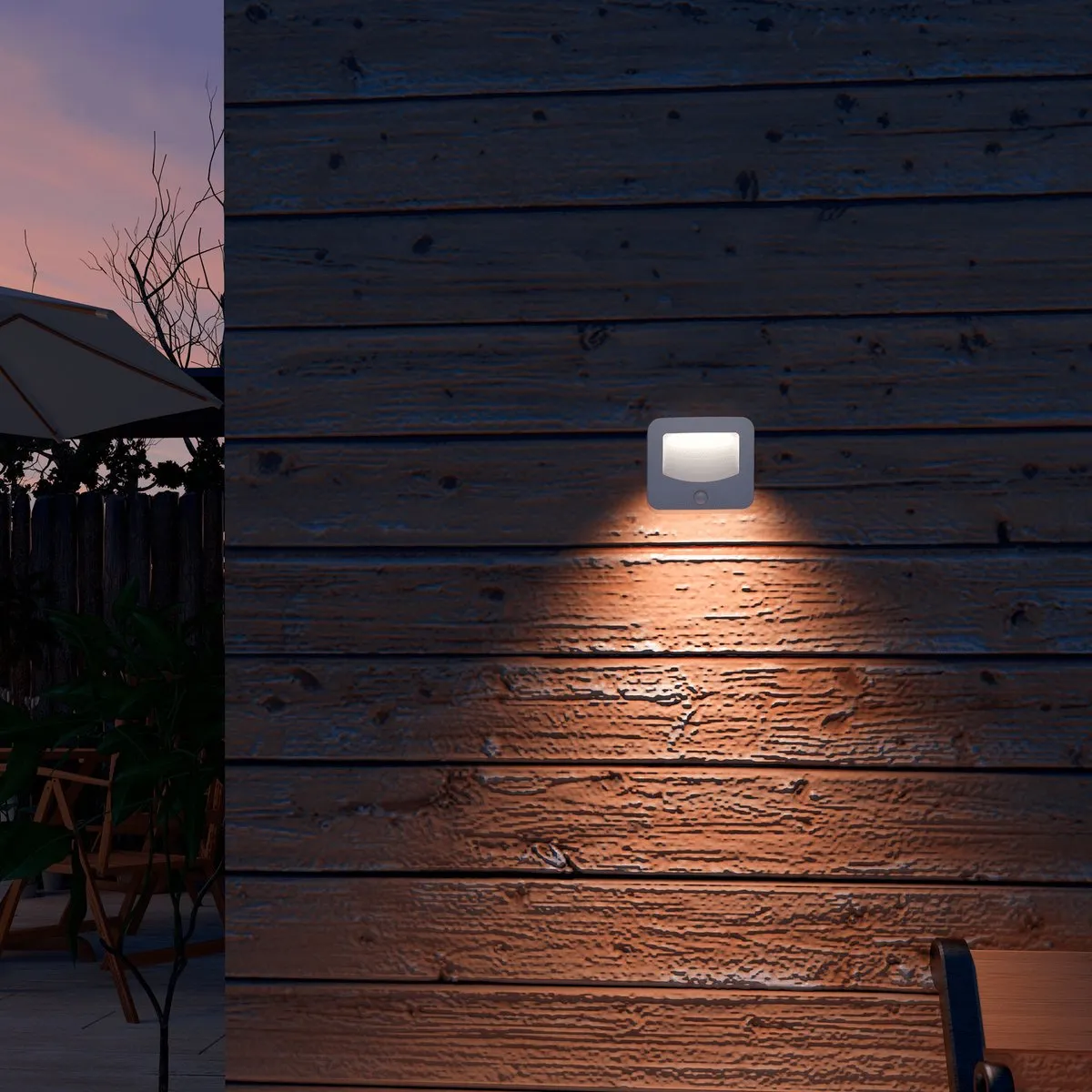 Calex Spot On Draadloze Buitenlamp PIR - Wit
