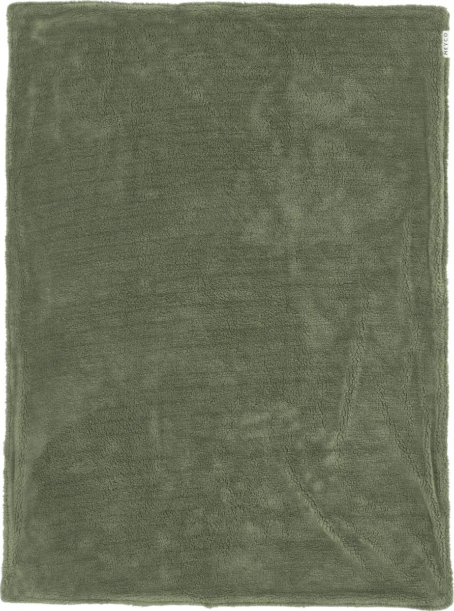 Meyco Baby Mini Knots Ledikantdeken 100x150cm - 2.0 TOG Forest Green