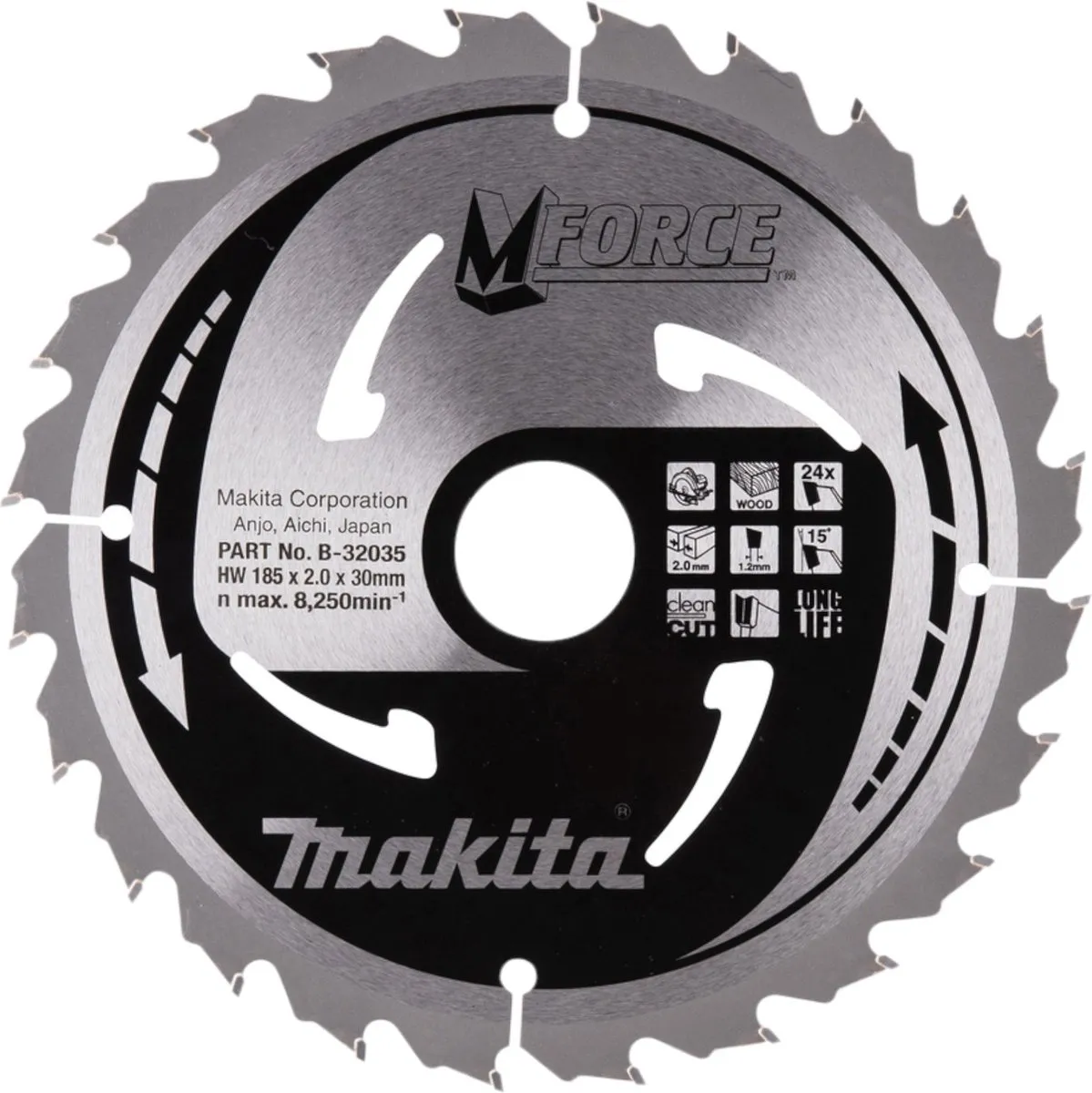 Makita Mforce Cirkelzaagblad B-32035