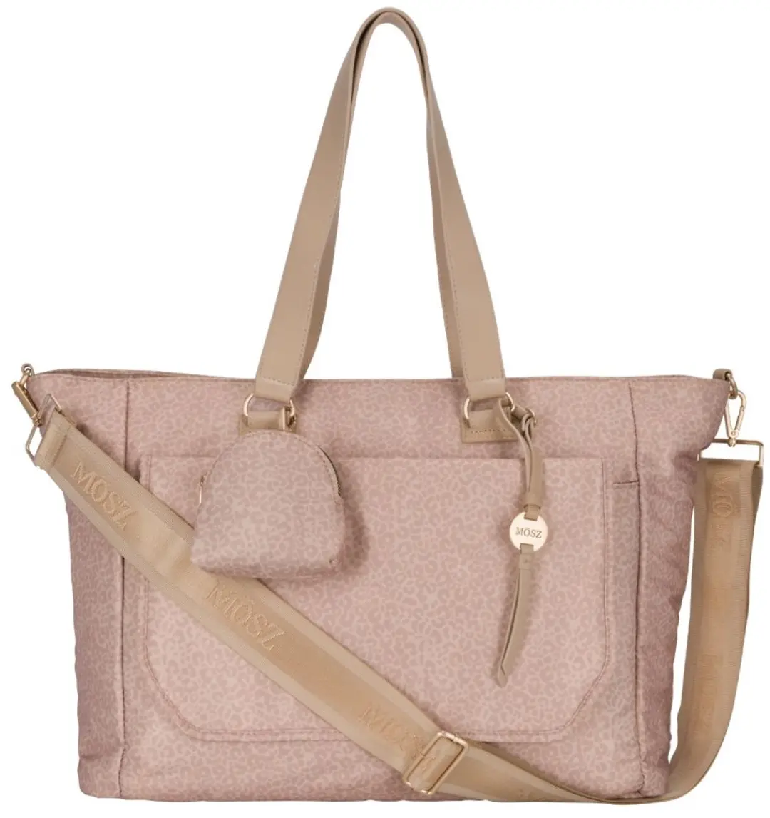 MOSZ Beige Luiertas met Verschoonmatje - Panterprint