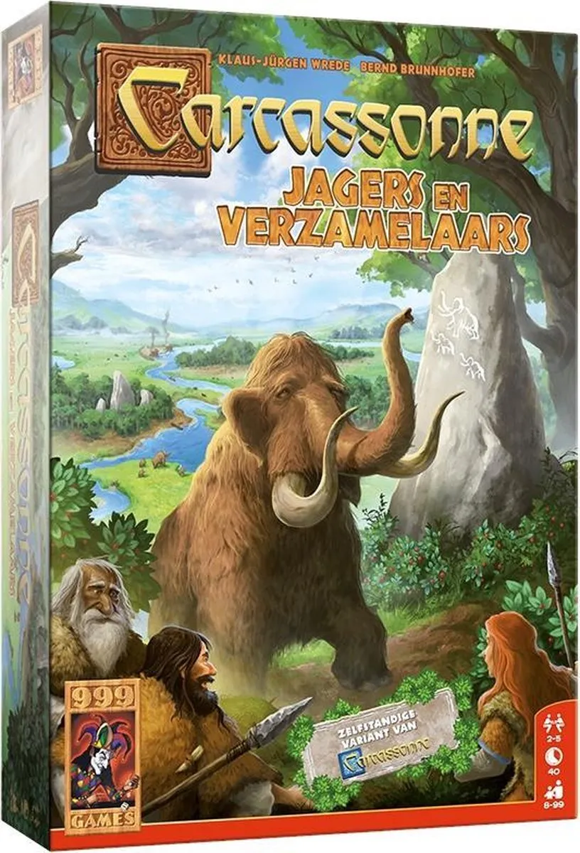 999 Games Carcassonne Jagers & Verzamelaars - 2-5 Spelers