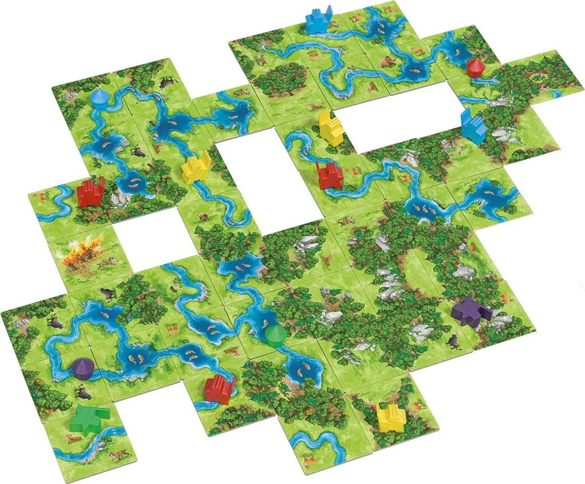 999 Games Carcassonne Jagers & Verzamelaars - 2-5 Spelers