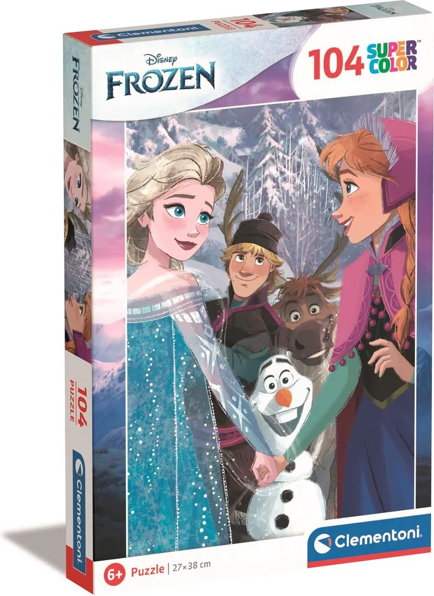 Clementoni Disney Frozen Puzzel 104 Stukjes