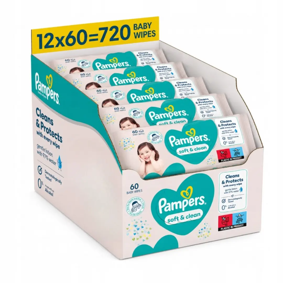 Pampers Soft & Clean Babydoekjes