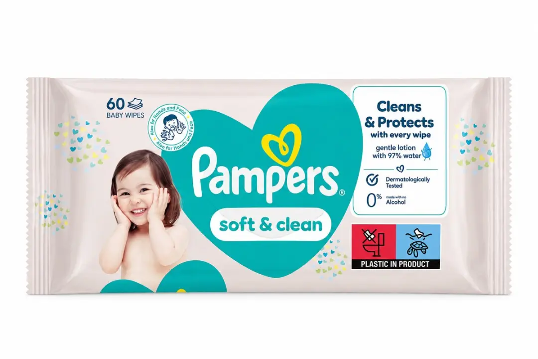 Pampers Soft & Clean Babydoekjes - 720 Stuks