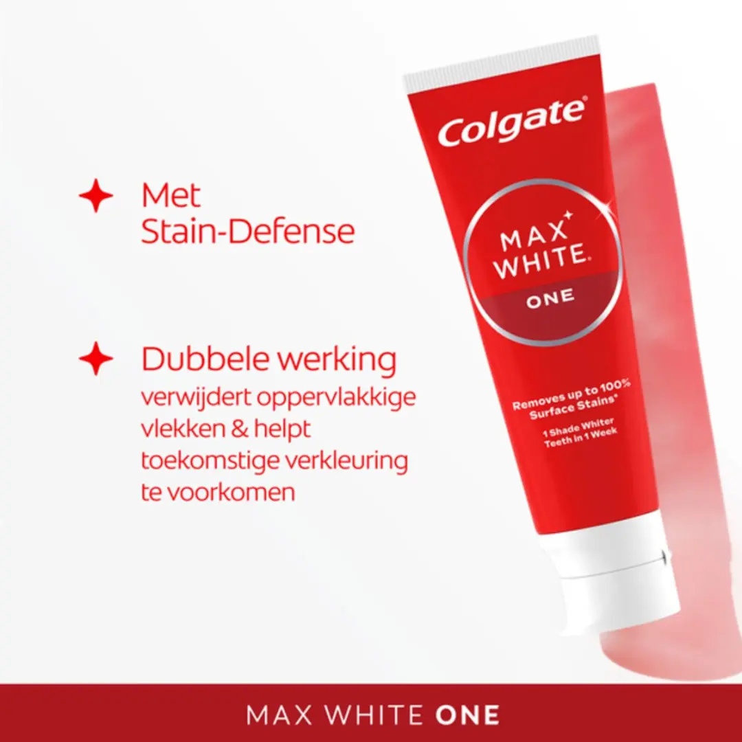 Colgate Max White One Tandpasta 75ml - 3 Stuks