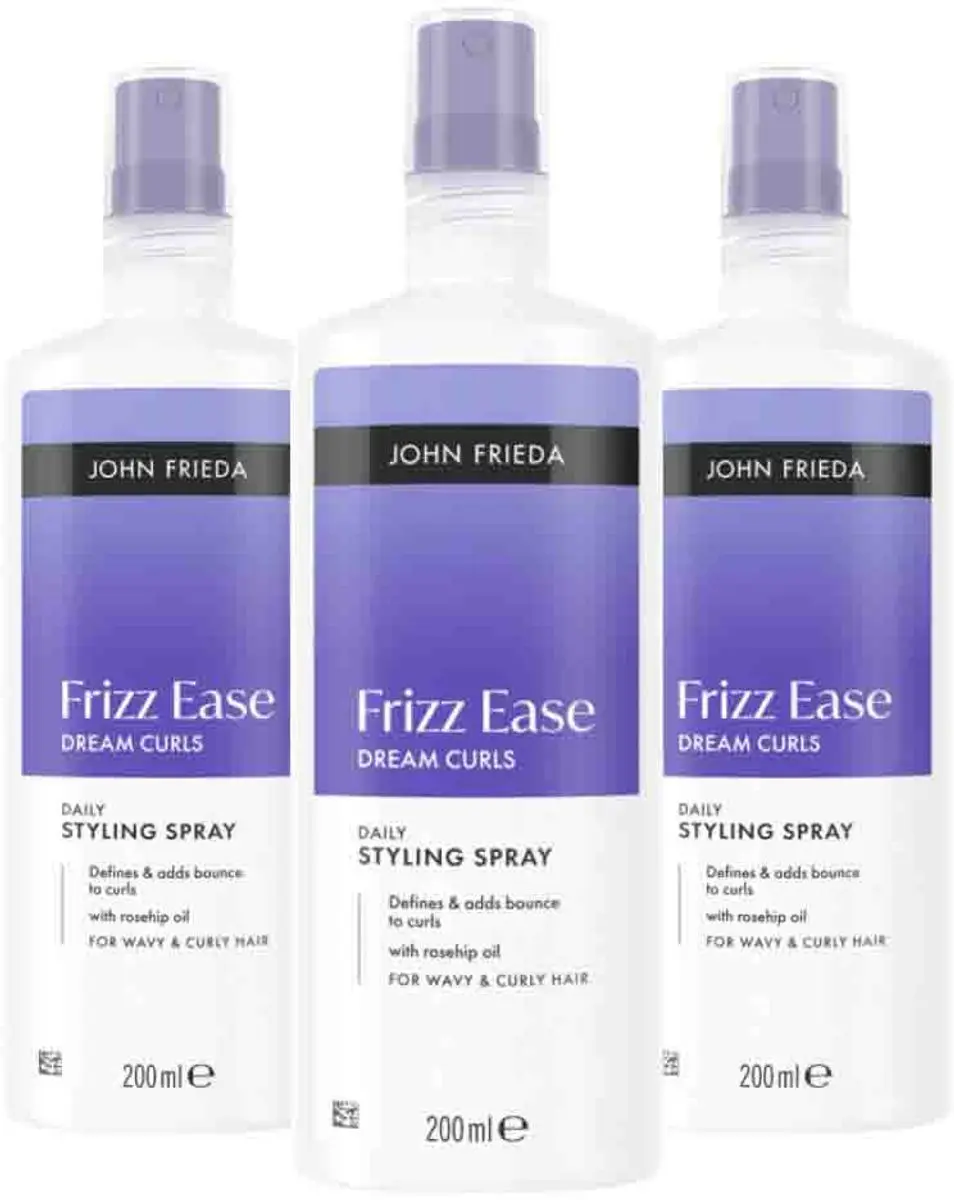 John Frieda Frizz Ease Dream Curls Styling Spray 200ml - 3 Stuks