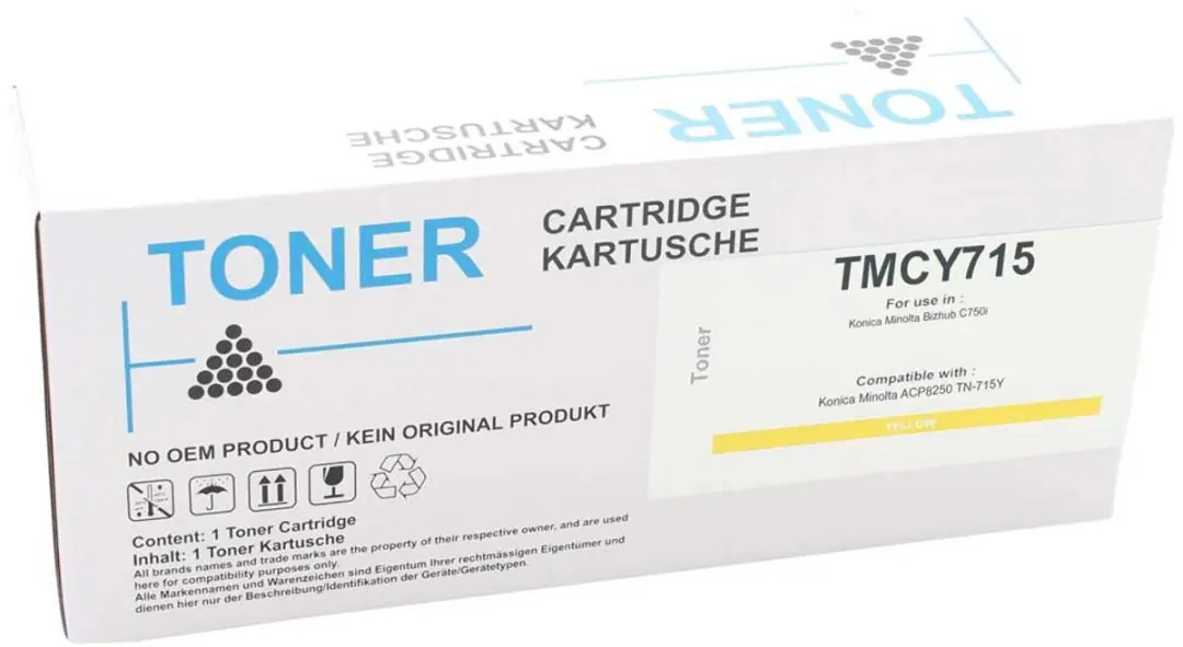 Konica Minolta TN715Y Compatible Toner Geel 45.000 Pag
