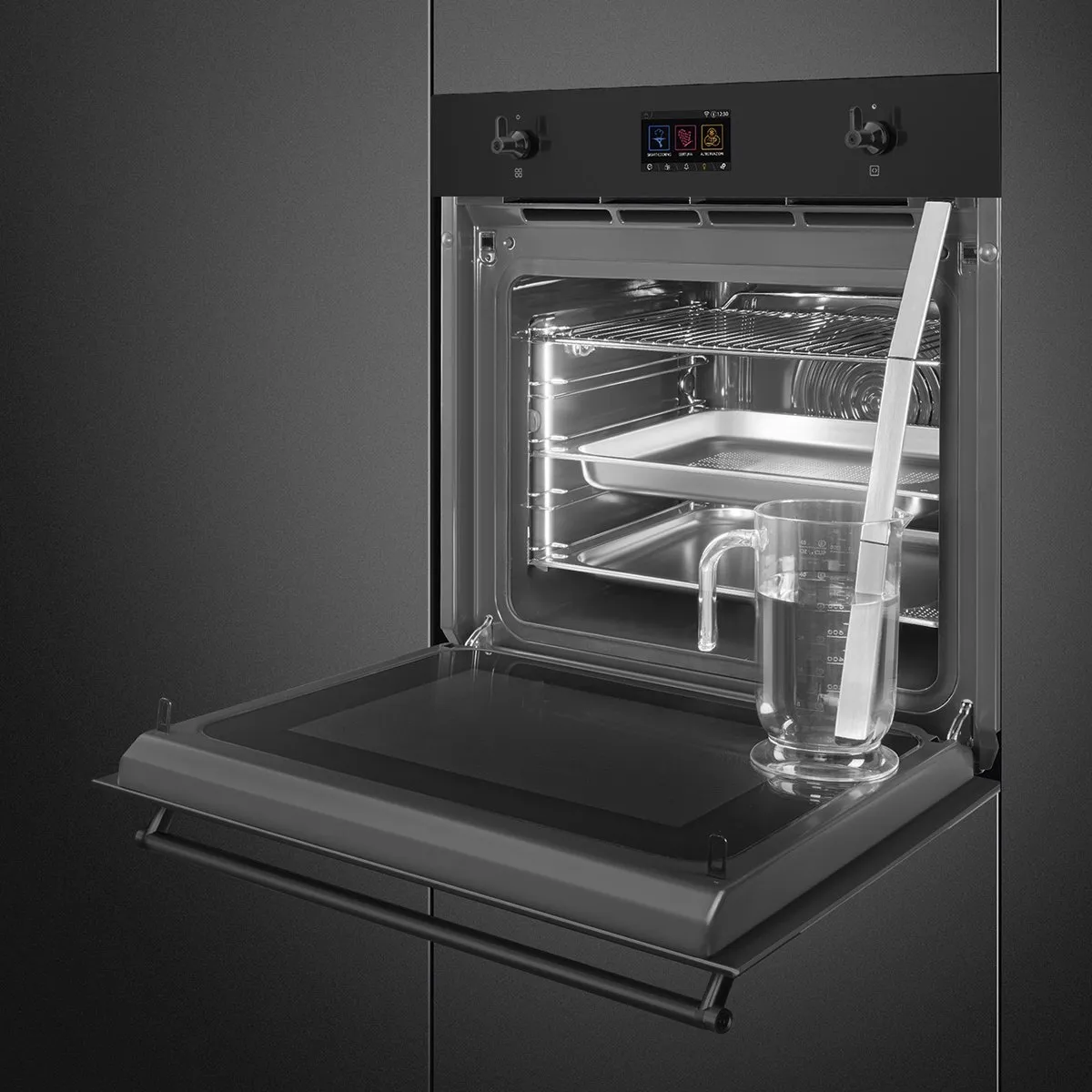 Smeg Omnichef Galileo SO6303APN Oven - 60cm - Mat zwart