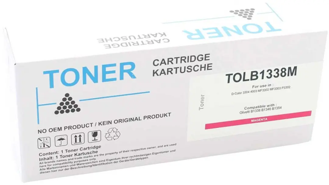 Oki TOLB1338M Magenta Toner